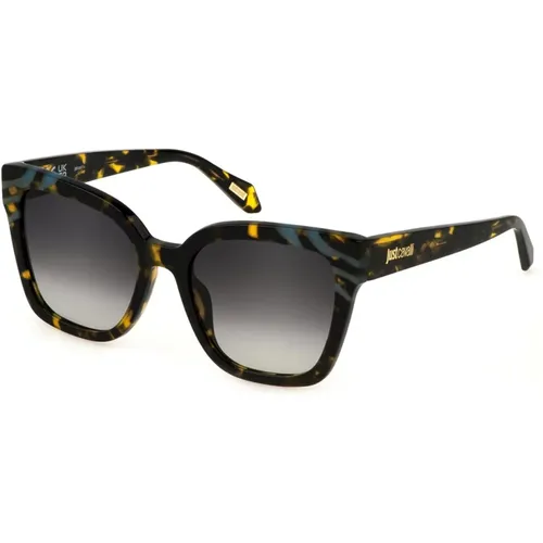 Acetat Sonnenbrille mit grauen Gläsern - Just Cavalli - Modalova