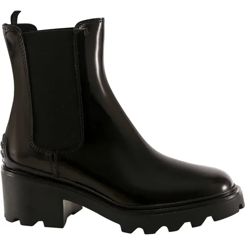 Leather Ankle Boots Stylish Comfort , female, Sizes: 7 UK, 5 1/2 UK, 6 UK, 3 1/2 UK - TOD'S - Modalova