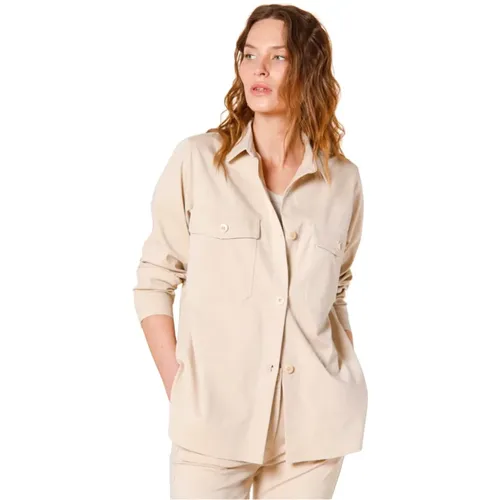 Jersey Field Jacket , Damen, Größe: M - Mason's - Modalova