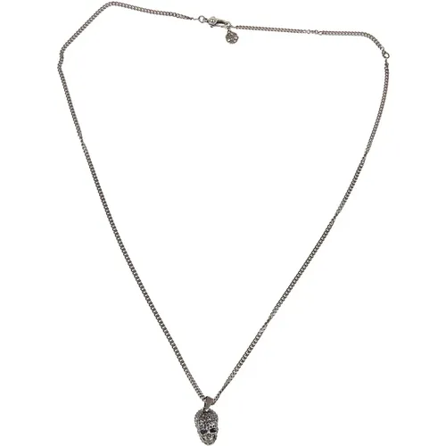 Men's Accessories Necklaces Metallic Ss24 , male, Sizes: ONE SIZE - alexander mcqueen - Modalova