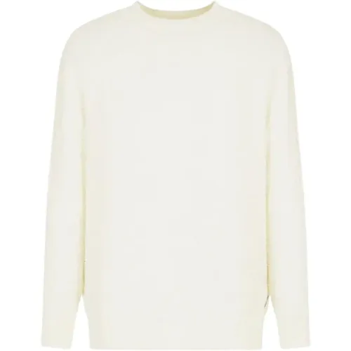 Cotton Crewneck Sweater , male, Sizes: L, XL - Armani Exchange - Modalova