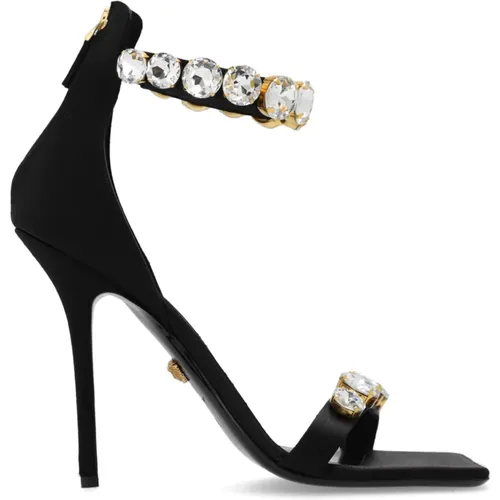 Heeled sandals , female, Sizes: 6 UK, 3 1/2 UK, 7 UK - Versace - Modalova