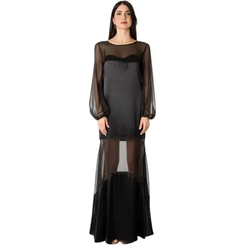 Elegantes Langes Kleid in Schwarz - Jijil - Modalova