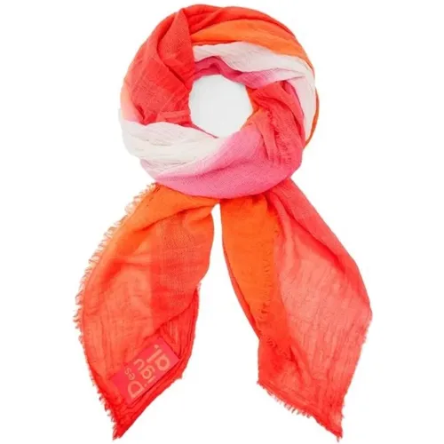 Bedruckter Oranger Schal für Frauen , Damen, Größe: ONE Size - Desigual - Modalova