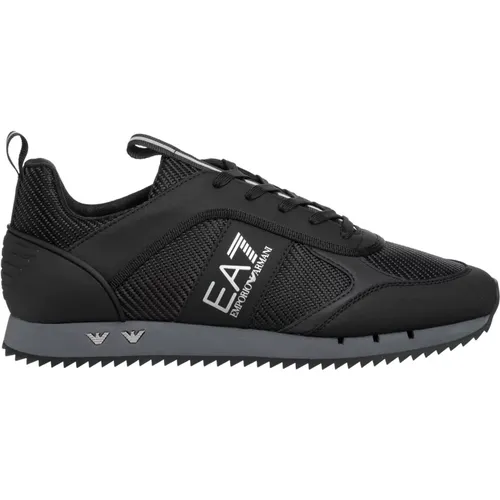 Einfache Schnürsneakers , Herren, Größe: 40 EU - Emporio Armani EA7 - Modalova