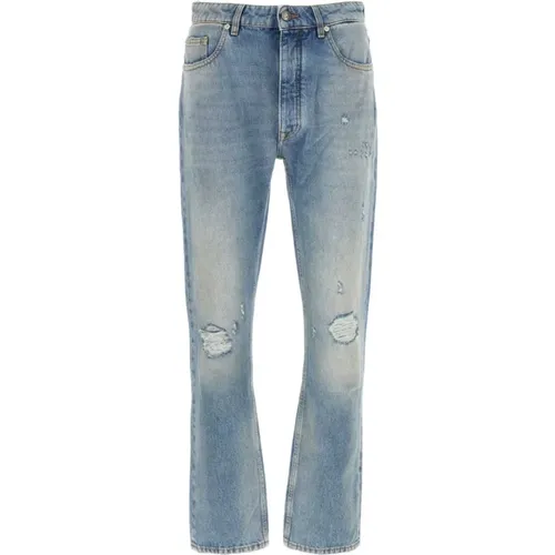 Classic Denim Jeans for Men , male, Sizes: W34, W32, W33, W31 - Palm Angels - Modalova