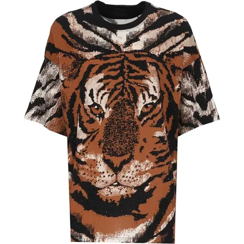 T-shirts and Polos MultiColour , female, Sizes: 2XS - Roberto Cavalli - Modalova