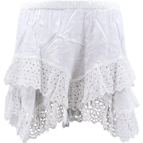 Floral Embroidered Skirt , female, Sizes: M - Isabel marant - Modalova