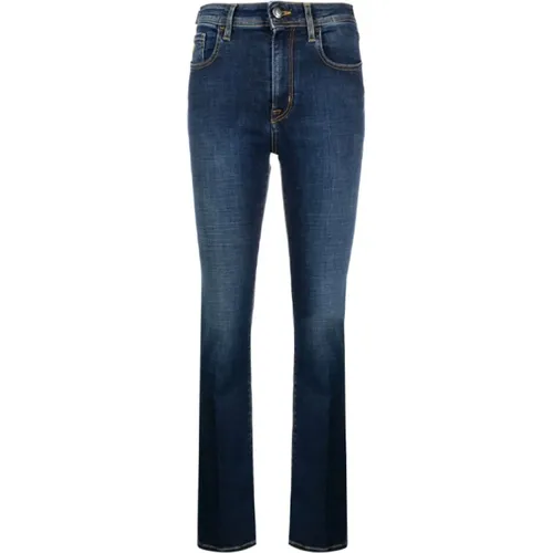 High-waisted Slim Fit Jeans , Damen, Größe: W32 - Jacob Cohën - Modalova