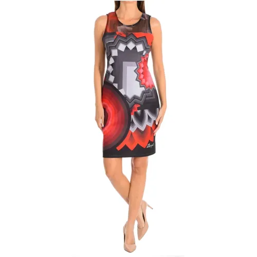 Bunte Ärmellose Kleid mit Rundhalsausschnitt und Mandala Design - Desigual - Modalova