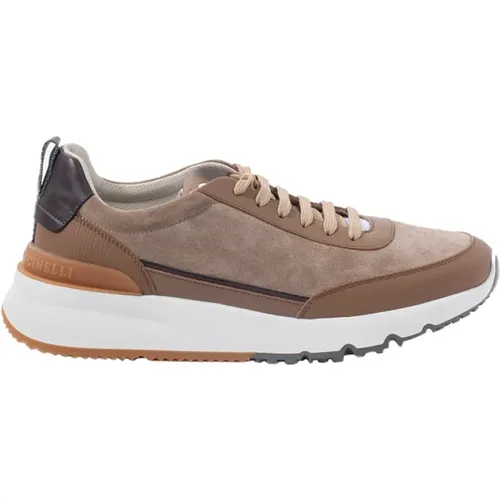 Sporty Sneakers , male, Sizes: 8 UK - BRUNELLO CUCINELLI - Modalova