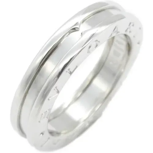 Pre-owned White Gold rings , female, Sizes: ONE SIZE - Bvlgari Vintage - Modalova