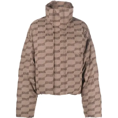 Monogram Puffer Jacket , female, Sizes: 2XS - Balenciaga - Modalova
