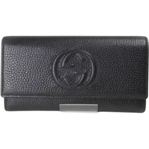 Pre-owned Leather wallets , male, Sizes: ONE SIZE - Gucci Vintage - Modalova