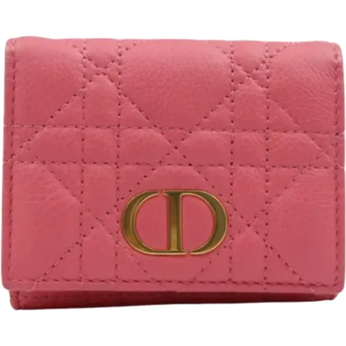 Pre-owned Leather wallets , female, Sizes: ONE SIZE - Dior Vintage - Modalova