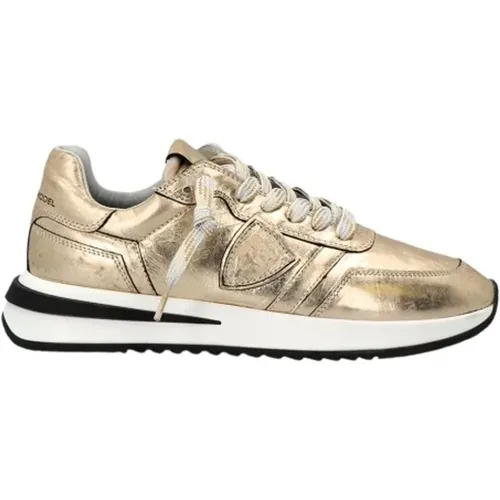 Goldene Tropez 2.1 Low Top Sneakers , Damen, Größe: 37 EU - Philippe Model - Modalova