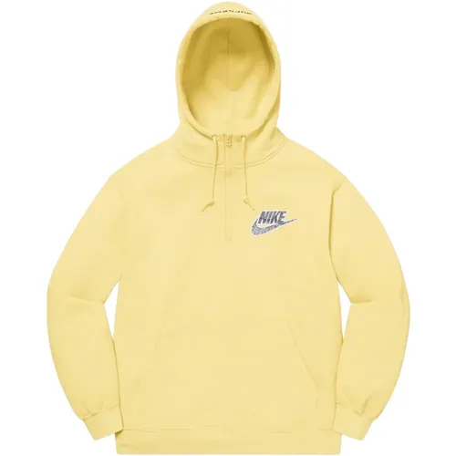 Limitierte Auflage Half Zip Hooded Sweatshirt , Herren, Größe: L - Nike - Modalova