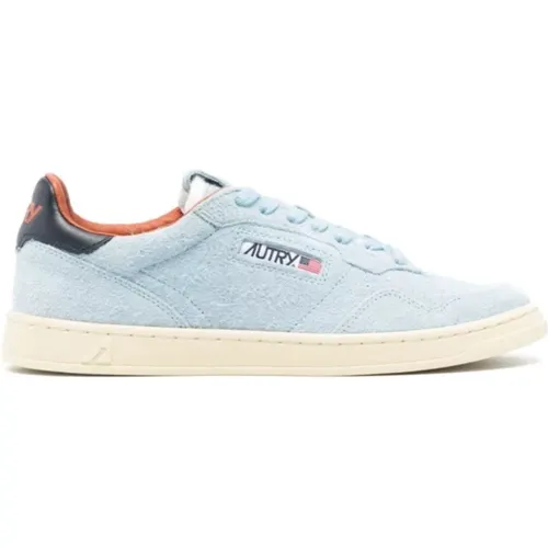 Suede Low Sneakers , male, Sizes: 8 UK - Autry - Modalova