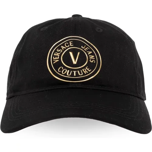 Baseball cap with logo , male, Sizes: ONE SIZE - Versace Jeans Couture - Modalova