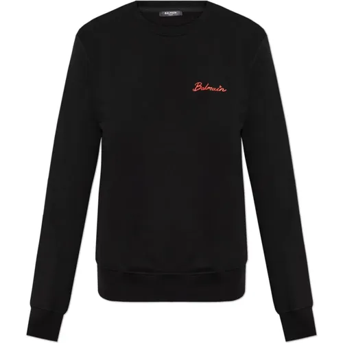 Bedruckter Sweatshirt , Herren, Größe: L - Balmain - Modalova