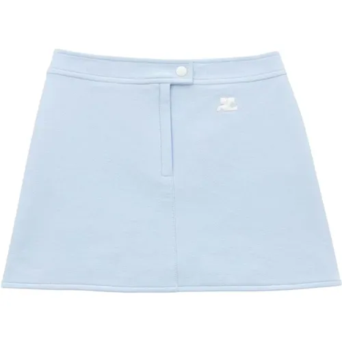 A-Line Mini Skirt , female, Sizes: M - Courrèges - Modalova