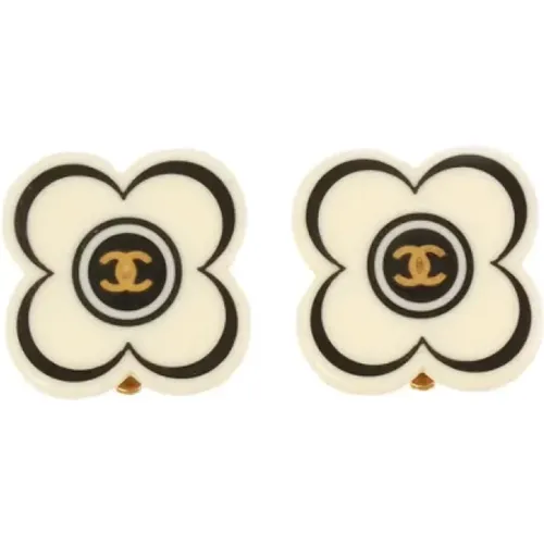 Pre-owned Fabric earrings , female, Sizes: ONE SIZE - Chanel Vintage - Modalova