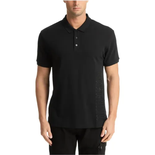 Plain Polo Shirt with 3 Buttons , male, Sizes: S, L - Moschino - Modalova