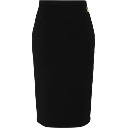 Midi Skirt with Charms , female, Sizes: XL, L - Elisabetta Franchi - Modalova
