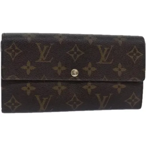 Pre-owned Canvas wallets , female, Sizes: ONE SIZE - Louis Vuitton Vintage - Modalova