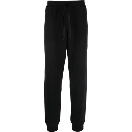 Logo Print Trousers , male, Sizes: M, L - Emporio Armani - Modalova