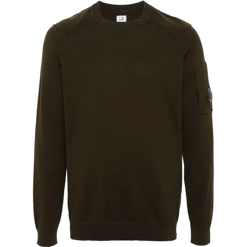 Round-Neck Strickwaren , Herren, Größe: 2XL - C.P. Company - Modalova