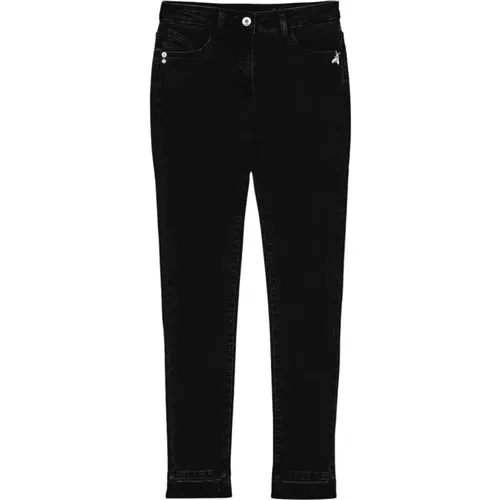 Schwarze Slim Fit Denim Jeans - PATRIZIA PEPE - Modalova