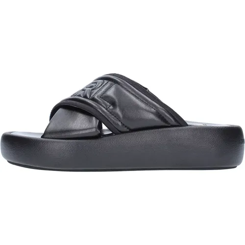 Sandalen Schwarz , Damen, Größe: 39 EU - Karl Lagerfeld - Modalova