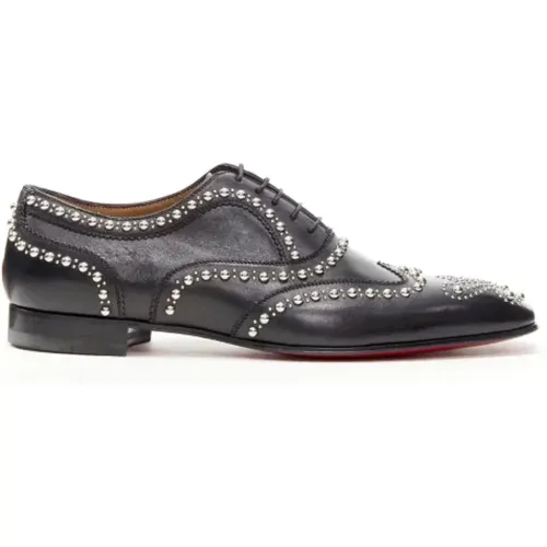 Pre-owned Leather flats , female, Sizes: 11 UK - Christian Louboutin Pre-owned - Modalova