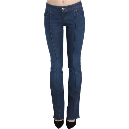 Niedrige Taillenstiefelschnitt -Denimhose Jeans , Damen, Größe: L - Just Cavalli - Modalova