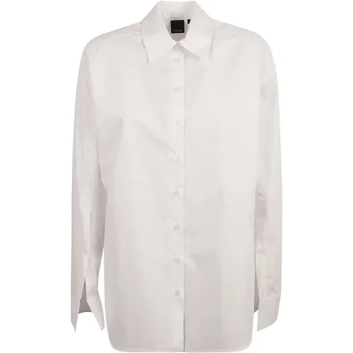 Brillante Poplin Shirt , female, Sizes: S, M, XS - pinko - Modalova
