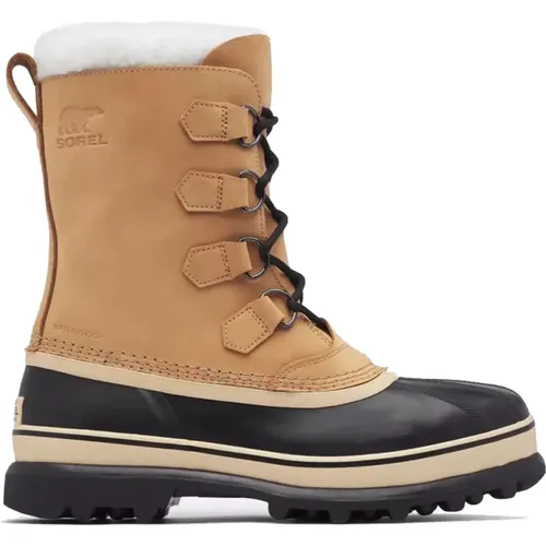 Buff Caribou Winter Boots for Men , male, Sizes: 9 1/2 UK, 10 UK, 8 UK, 13 UK, 9 UK, 11 UK, 8 1/2 UK, 10 1/2 UK - Sorel - Modalova