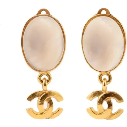 Pre-owned Fabric earrings , female, Sizes: ONE SIZE - Chanel Vintage - Modalova