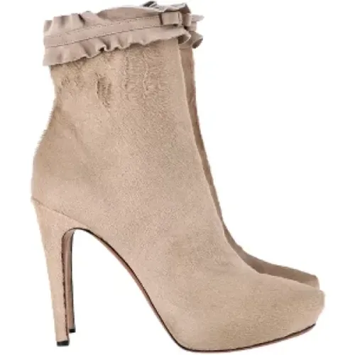 Pre-owned Wool boots , female, Sizes: 7 UK - Alaïa Pre-owned - Modalova
