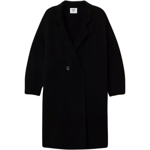 Long Coat Bouclé Collection , female, Sizes: M - Twinset - Modalova