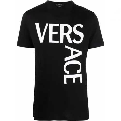 T-Shirts , Herren, Größe: S - Versace - Modalova