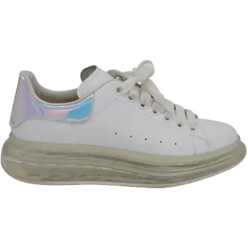 Pre-owned Leather sneakers , female, Sizes: 7 UK - Alexander McQueen Pre-owned - Modalova