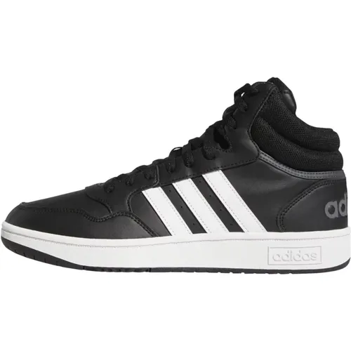 Hoops 3.0 Mid Sneakers , male, Sizes: 11 1/3 UK, 9 1/3 UK, 7 1/3 UK, 8 UK, 5 1/3 UK, 10 UK - Adidas - Modalova