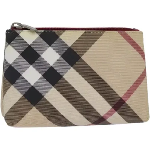 Pre-owned Leder clutches , Damen, Größe: ONE Size - Burberry Vintage - Modalova