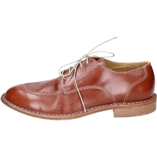 Elegant Leather Shoes for Men , male, Sizes: 8 UK - Moma - Modalova