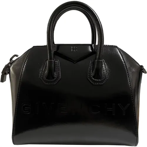 Antigona Mini Schwarze Tasche - Givenchy - Modalova