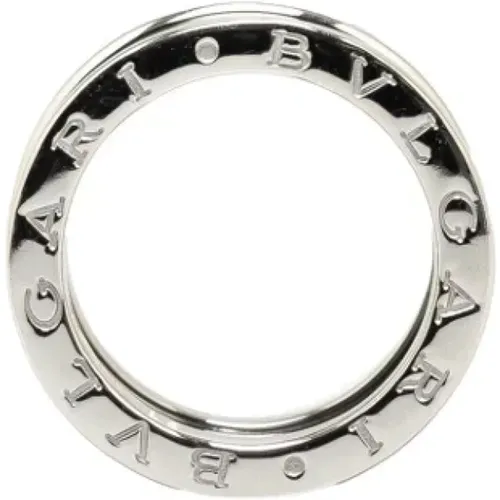 Pre-owned White Gold rings , female, Sizes: ONE SIZE - Bvlgari Vintage - Modalova