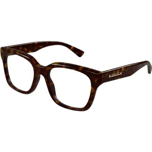 Vintage Havana Square Brille Gucci - Gucci - Modalova