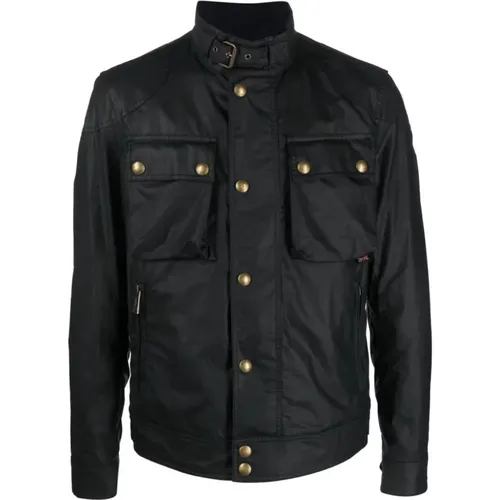 Dknvy Dark Navy Bomber Jacket , male, Sizes: 2XL - Belstaff - Modalova