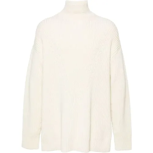 Eierschale Weiß Grobstrick Pullover - Jil Sander - Modalova